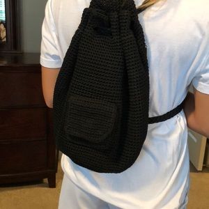 SAK drawstring backpack with accessory bag